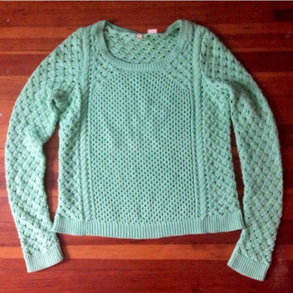 NWOT Anthropologie Stitched Medley Sweater
